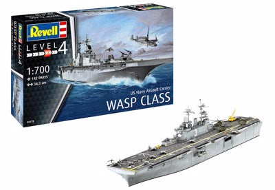 RVG05178 1:700 Assault Carrier USS WASP CLASS (6/ctn)