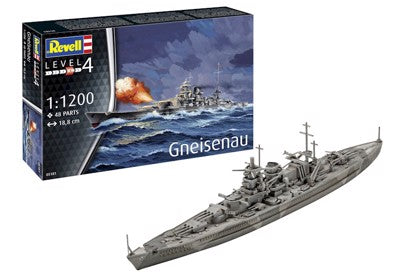 RVG05181 1:1200 Battleship Gneisenau (24/ctn)