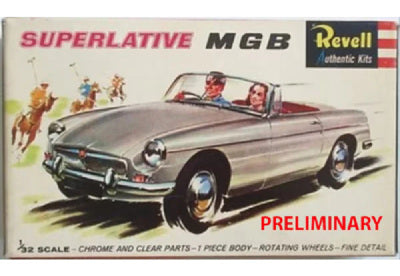 RVG07753 1:32 MGB Roadster - 75 Years Plastic Modelling