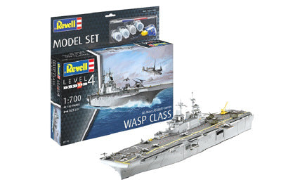 RVG65178 1:700 Model Set Assault Carrier USS WASP CLASS (6/ctn)
