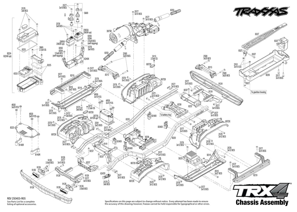 TRA92086-4RED Traxxas TRX-4 1972 K5 Blazer High Trail - RedYOU will need this part # TRA2992 to run this truck