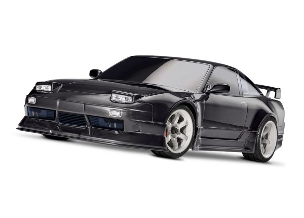TRA93424-4BLACK Traxxas 1/10 4-Tec 2.0 Nissan 240SX VX3 BL AWD RTR - Black