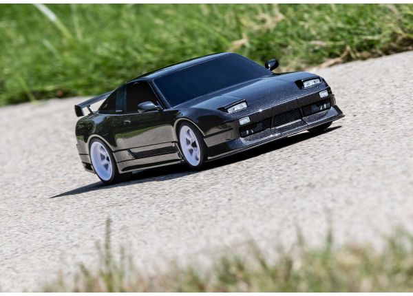 TRA93424-4BLACK Traxxas 1/10 4-Tec 2.0 Nissan 240SX VX3 BL AWD RTR - Black