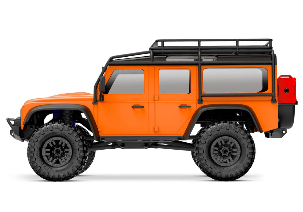 TRA97054-1ORANGE Traxxas TRX-4M Land Rover Defender 1/18 RTR Trail Truck, Orange (Sold Separately extra battery please ORDER #TRA2821)