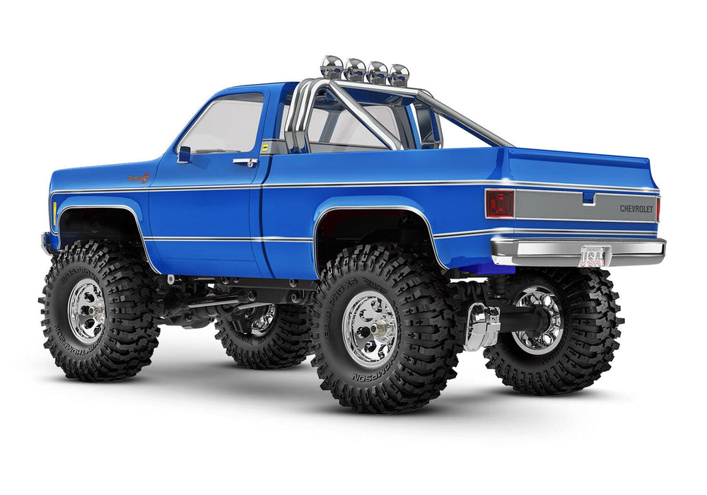 TRA97064-1BLUE Traxxas 1/18 TRX-4M Chevrolet K10 High Trail Truck - Blue(Sold Separately extra battery please ORDER #TRA2821)