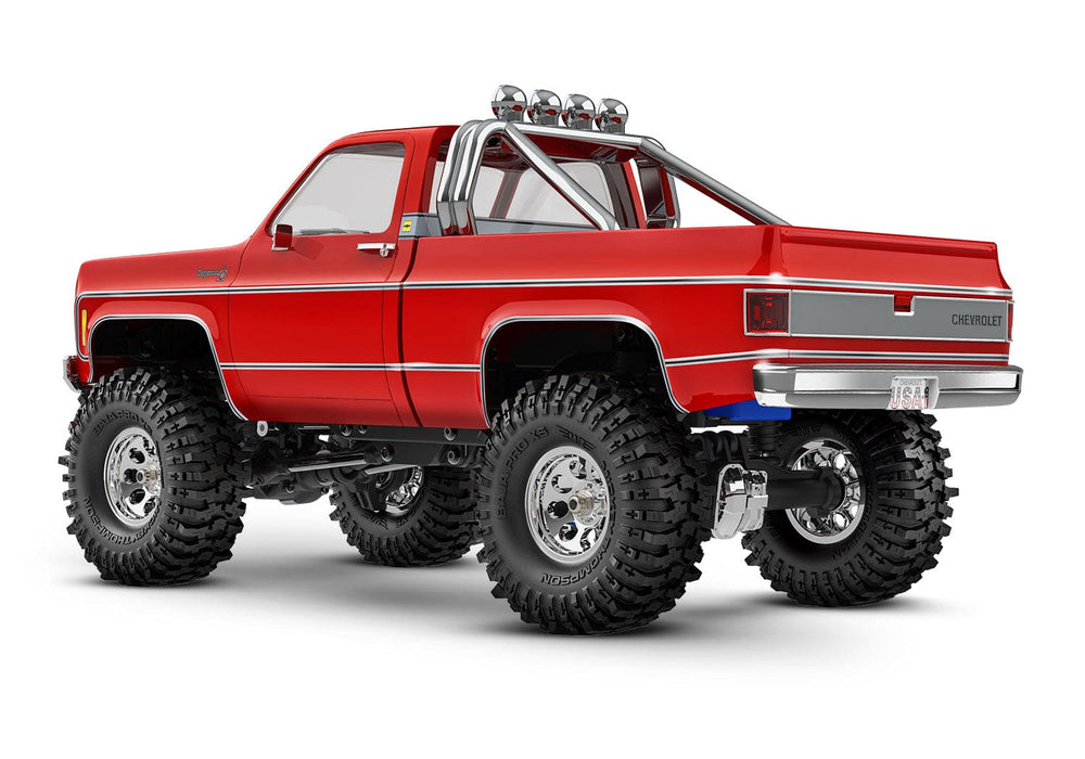 TRA97064-1RED Traxxas 1/18 TRX-4M Chevrolet K10 High Trail Truck - Red (Sold Separately extra battery please ORDER #TRA2821)