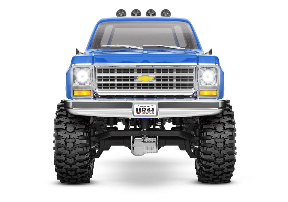 TRA97064-1BLUE Traxxas 1/18 TRX-4M Chevrolet K10 High Trail Truck - Blue(Sold Separately extra battery please ORDER #TRA2821)
