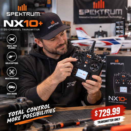 SPMR10120A Spektrum NX10+ 20 Channel Transmitter Only