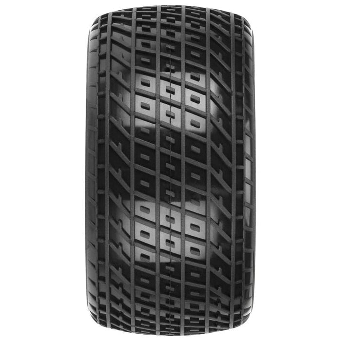 AKA13134KR 1/10 Array Medium Soft Rear 2.2" Dirt Oval Tires (2)