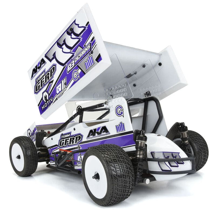 AKA13134QR 1/10 Array Super Soft Long Wear Rear 2.2" Dirt Oval Tires (2)