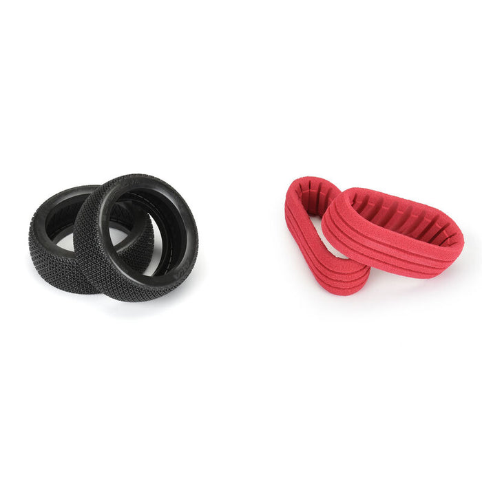 AKA14034VR 1/8 Supernova Super Soft F/R Off-Road Buggy Tires (2)