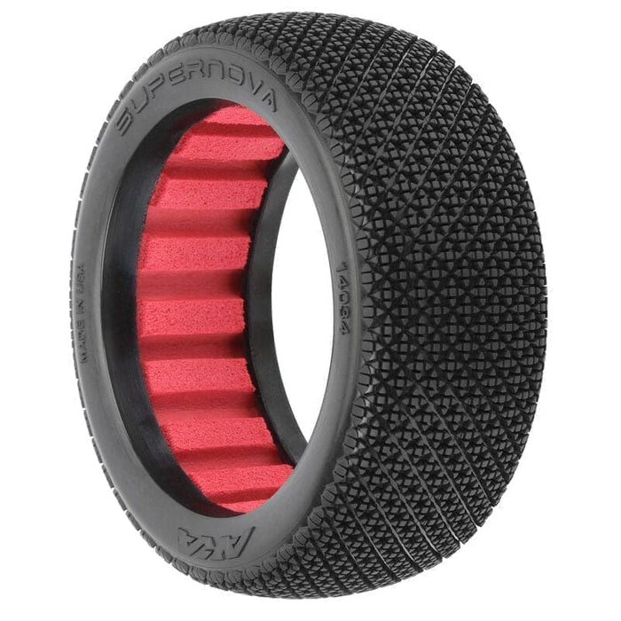 AKA13134QR 1/10 Array Super Soft Long Wear Rear 2.2" Dirt Oval Tires (2)