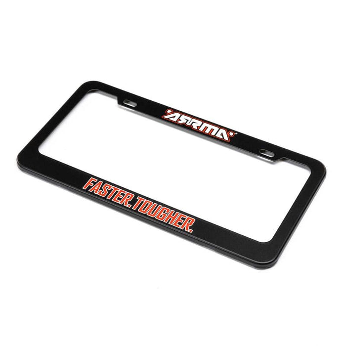 ARA-2319 ARRMA Faster. Tougher. Steel License Plate Frame