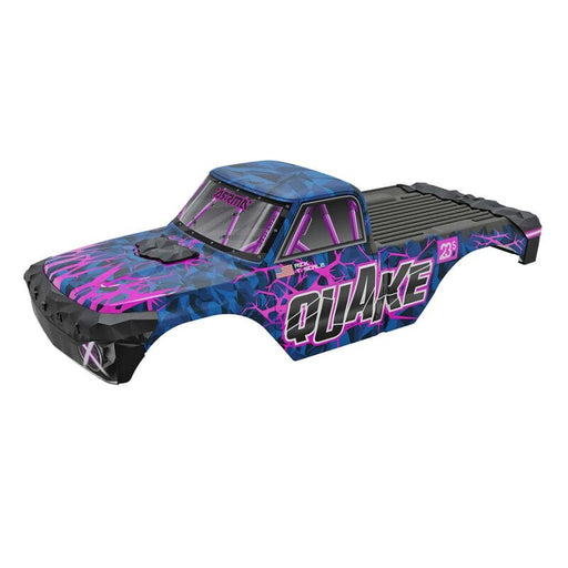 ARA-2873 QUAKE Painted Decaled Trimmed Body Set, Purple