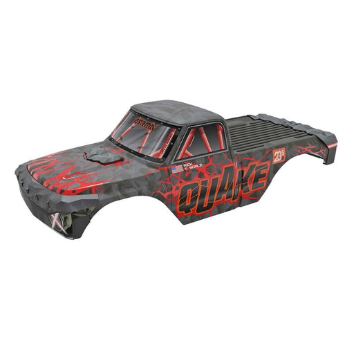 ARA-2879 QUAKE Painted Decaled Trimmed Body Set, Red
