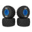 ARA-3982 Arrma dBoots Chevron MT Tire Set Glued (2 Pairs) - GROM - Blue