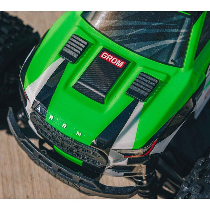 ARA2102T3 1/18 GRANITE GROM MEGA 380 Brushed 4X4 Monster Truck RTR with Battery & Charger, Green (FOR A EXTRA BATTERY PLEASE ORDER SPMX142S30H2)
