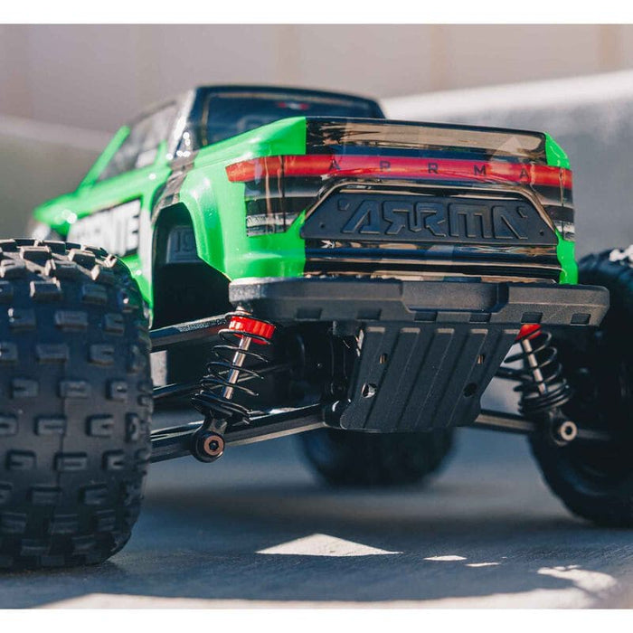 ARA2102T3 1/18 GRANITE GROM MEGA 380 Brushed 4X4 Monster Truck RTR with Battery & Charger, Green (FOR A EXTRA BATTERY PLEASE ORDER SPMX142S30H2)