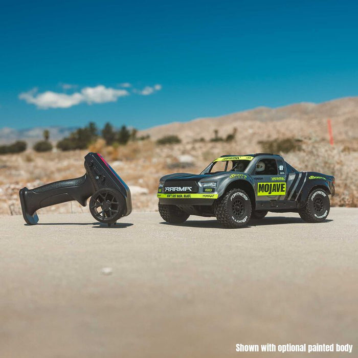 ARA2104KT1 Arrma 1/16 MOJAVE GROM 4X4 RTA Desert Truck (B&C) - Clear/Black (FOR A EXTRA BATTERY PLEASE ORDER SPMX142S30H2)