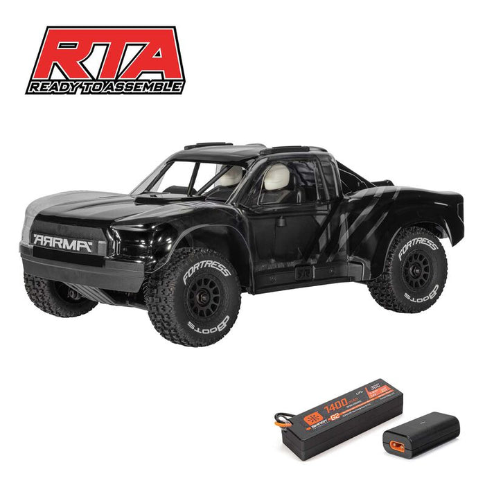 ARA2104KT1 Arrma 1/16 MOJAVE GROM 4X4 RTA Desert Truck (B&C) - Clear/Black (FOR A EXTRA BATTERY PLEASE ORDER SPMX142S30H2)