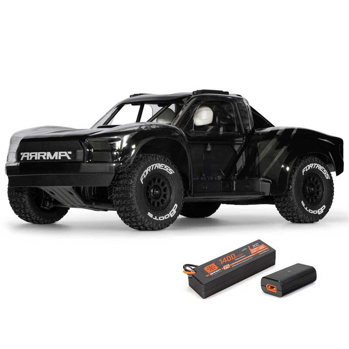 ARA2104KT1 Arrma 1/16 MOJAVE GROM 4X4 RTA Desert Truck (B&C) - Clear/Black (FOR A EXTRA BATTERY PLEASE ORDER SPMX142S30H2)