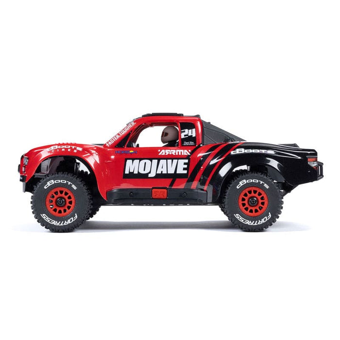 ARA2104T1 MOJAVE GROM MEGA 380 Brushed 4X4 Small Scale Desert Truck RTR with Battery & Charger, Red/Black(FOR A EXTRA BATTERY PLEASE ORDER SPMX142S30H2)