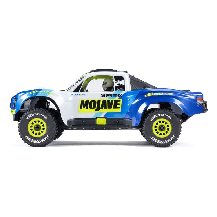ARA2104T2 MOJAVE GROM MEGA 380 Brushed 4X4 Small Scale Desert Truck RTR with Battery & Charger, Blue/White (FOR A EXTRA BATTERY PLEASE ORDER SPMX142S30H2)