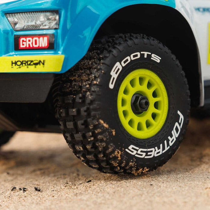 ARA2104T2 MOJAVE GROM MEGA 380 Brushed 4X4 Small Scale Desert Truck RTR with Battery & Charger, Blue/White (FOR A EXTRA BATTERY PLEASE ORDER SPMX142S30H2)