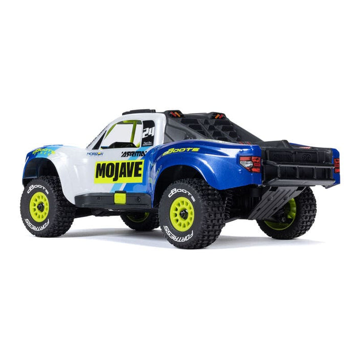 ARA2104T2 MOJAVE GROM MEGA 380 Brushed 4X4 Small Scale Desert Truck RTR with Battery & Charger, Blue/White (FOR A EXTRA BATTERY PLEASE ORDER SPMX142S30H2)