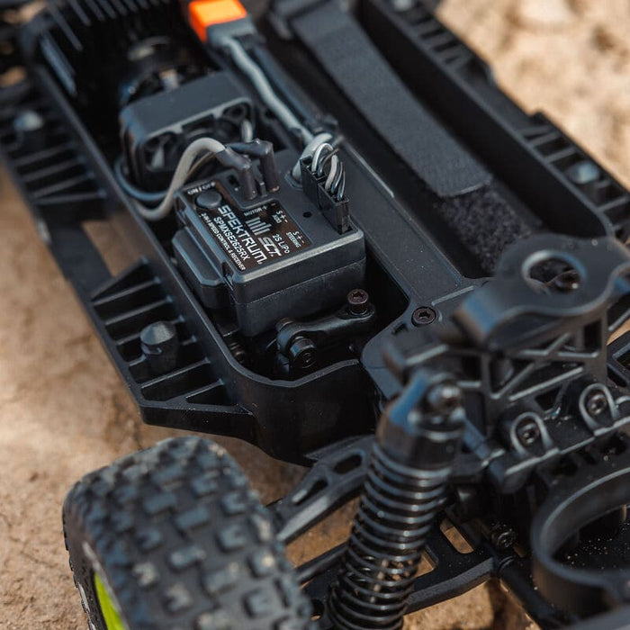 ARA2104T2 MOJAVE GROM MEGA 380 Brushed 4X4 Small Scale Desert Truck RTR with Battery & Charger, Blue/White (FOR A EXTRA BATTERY PLEASE ORDER SPMX142S30H2)