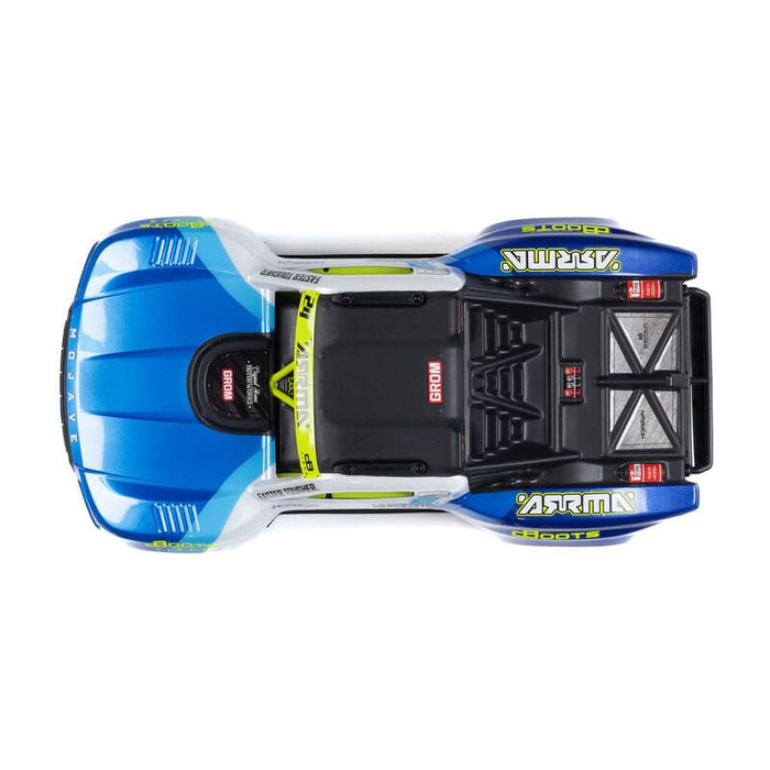 ARA2104T2 MOJAVE GROM MEGA 380 Brushed 4X4 Small Scale Desert Truck RTR with Battery & Charger, Blue/White (FOR A EXTRA BATTERY PLEASE ORDER SPMX142S30H2)