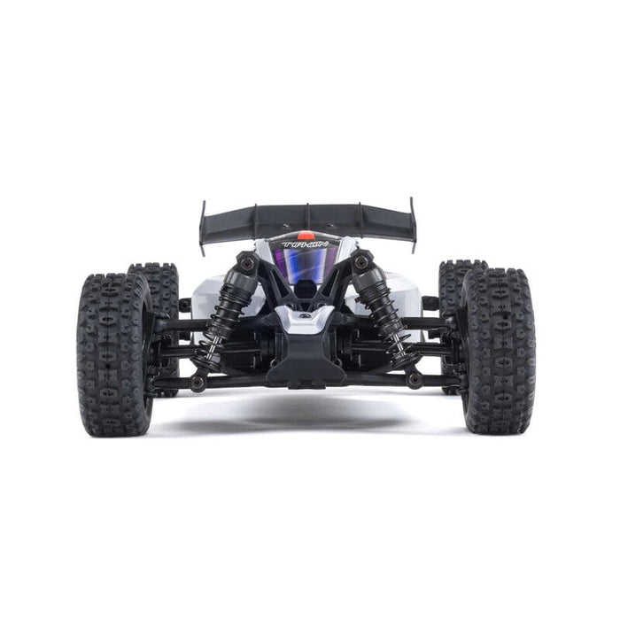 ARA2106T1 TYPHON GROM MEGA 380 Brushed 4X4 Small Scale Buggy RTR with Battery & Charger, Blue/Silver  (FOR EXTRA BATTERY ORDER SPMX142S30H2) (FOR A EXTRA BATTERY PLEASE ORDER SPMX142S30H2)