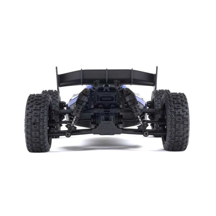 ARA2106T1 TYPHON GROM MEGA 380 Brushed 4X4 Small Scale Buggy RTR with Battery & Charger, Blue/Silver  (FOR EXTRA BATTERY ORDER SPMX142S30H2) (FOR A EXTRA BATTERY PLEASE ORDER SPMX142S30H2)