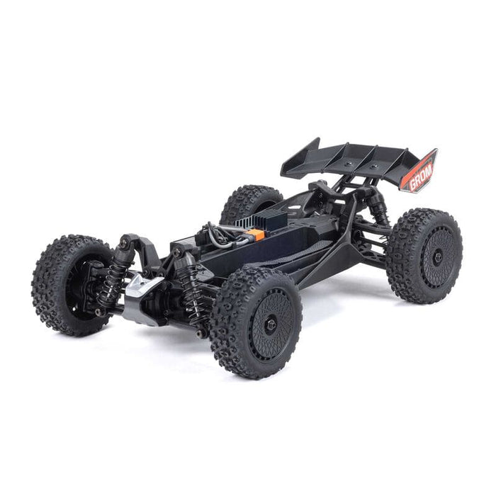 ARA2106T2 TYPHON GROM MEGA 380 Brushed 4X4 Small Scale Buggy RTR with Battery & Charger, Red/White (FOR A EXTRA BATTERY NOT INCLUDED PLEASE ORDER SPMX142S30H2)