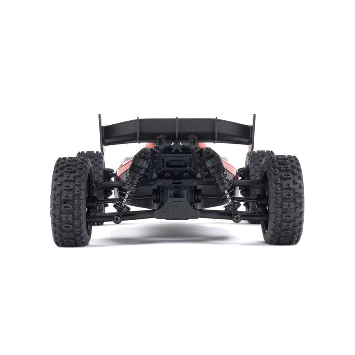 ARA2106T2 TYPHON GROM MEGA 380 Brushed 4X4 Small Scale Buggy RTR with Battery & Charger, Red/White (FOR A EXTRA BATTERY NOT INCLUDED PLEASE ORDER SPMX142S30H2)