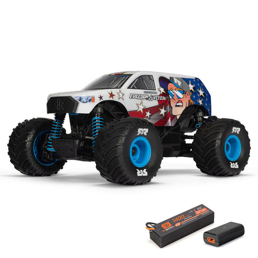 ARA2130FF Arrma 1/16 Freedom Flyer 4X4 RTR (B&C Incl) - White