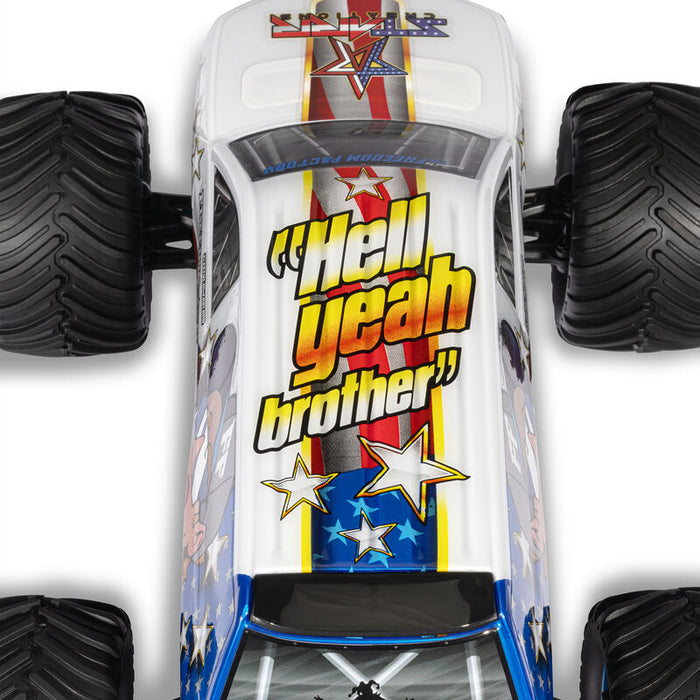 ARA2130FF Arrma 1/16 Freedom Flyer 4X4 RTR (B&C Incl) - White
