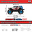 ARA2130FF Arrma 1/16 Freedom Flyer 4X4 RTR (B&C Incl) - White