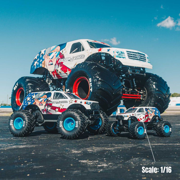 ARA2130FF Arrma 1/16 Freedom Flyer 4X4 RTR (B&C Incl) - White
