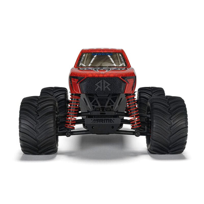 ARA2130T2 Arrma 1/16 GORGON GROM 4X4 RTR Brushed Monster Truck (Battery & Charger Included) Red