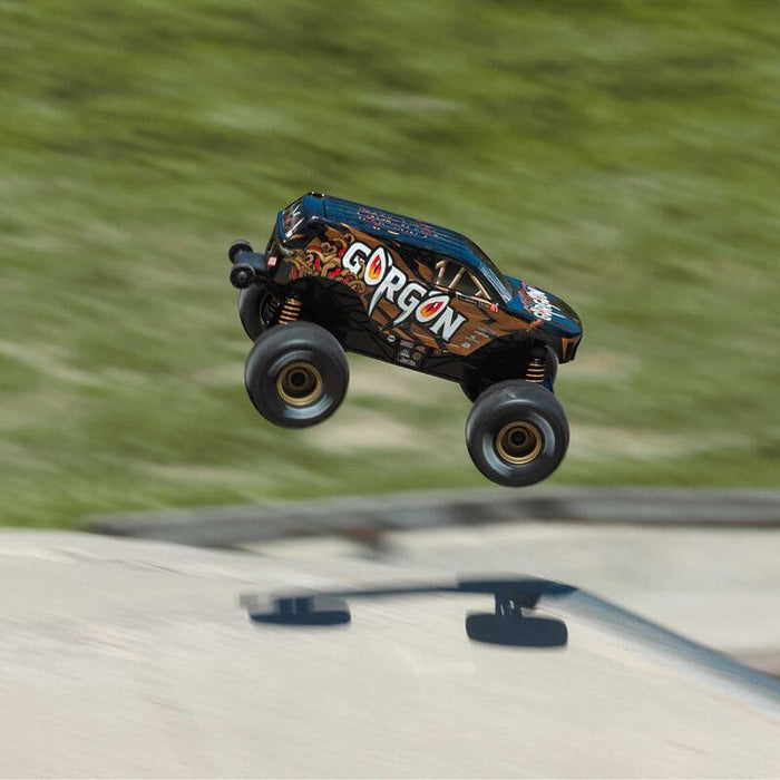 ARA2130T3 Arrma 1/16 GORGON GROM 4X4 RTR Brushed Monster Truck (Battery & Charger Included) Bronze (FOR A EXTRA BATTERY PLEASE ORDER SPMX142S30H2)