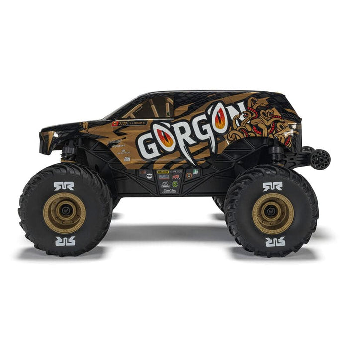 ARA2130T3 Arrma 1/16 GORGON GROM 4X4 RTR Brushed Monster Truck (Battery & Charger Included) Bronze (FOR A EXTRA BATTERY PLEASE ORDER SPMX142S30H2)