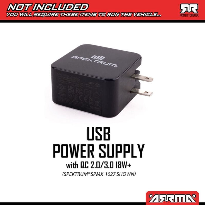 ARA2130T1 Arrma 1/16 GORGON GROM 4X4 RTR Brushed Monster Truck (Battery & Charger Included) Yellow