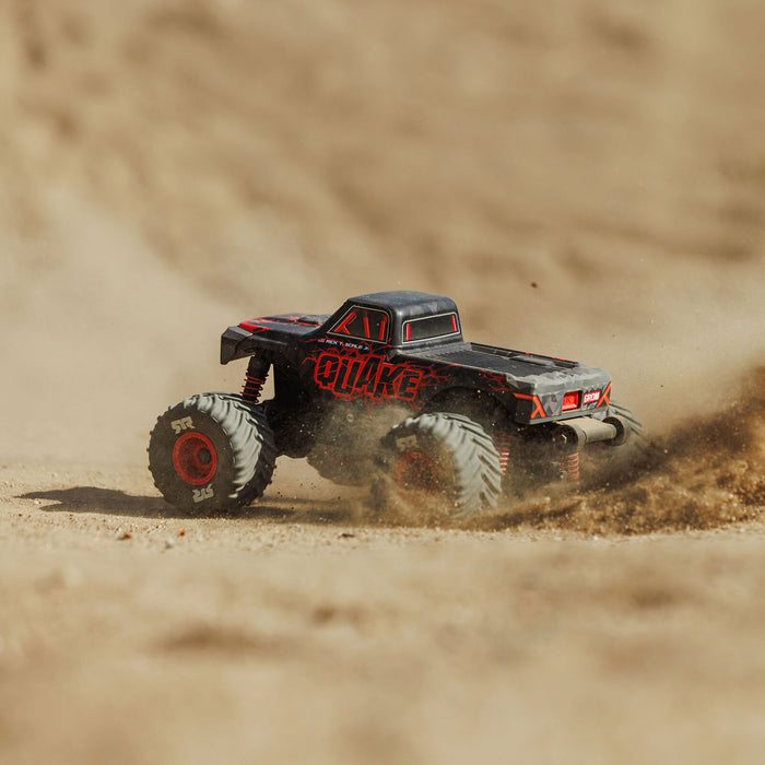 ARA2137T1 Arrma 1/16 QUAKE GROM Brushed 4x4 RTR (Battery & Charger Included) Red