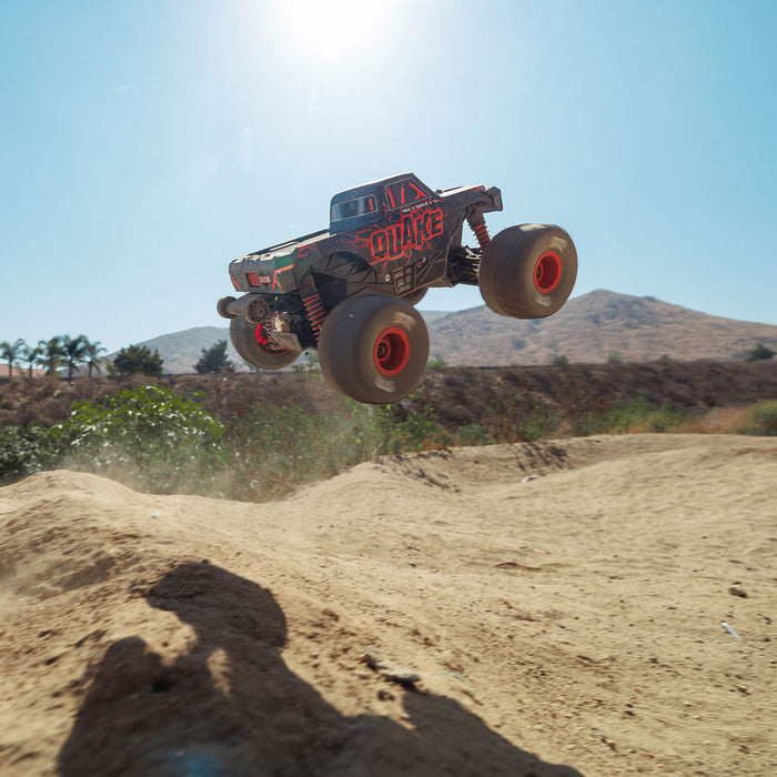 ARA2137T1 Arrma 1/16 QUAKE GROM Brushed 4x4 RTR (Battery & Charger Included) Red