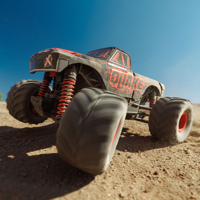 ARA2137T1 Arrma 1/16 QUAKE GROM Brushed 4x4 RTR (Battery & Charger Included) Red