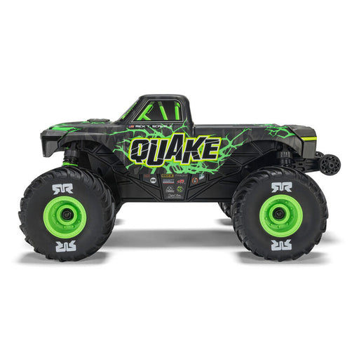 ARA2137T2 1/16 QUAKE GROM 4X4 RTR Brushed Monster Truck (Battery & Charger Included), Green