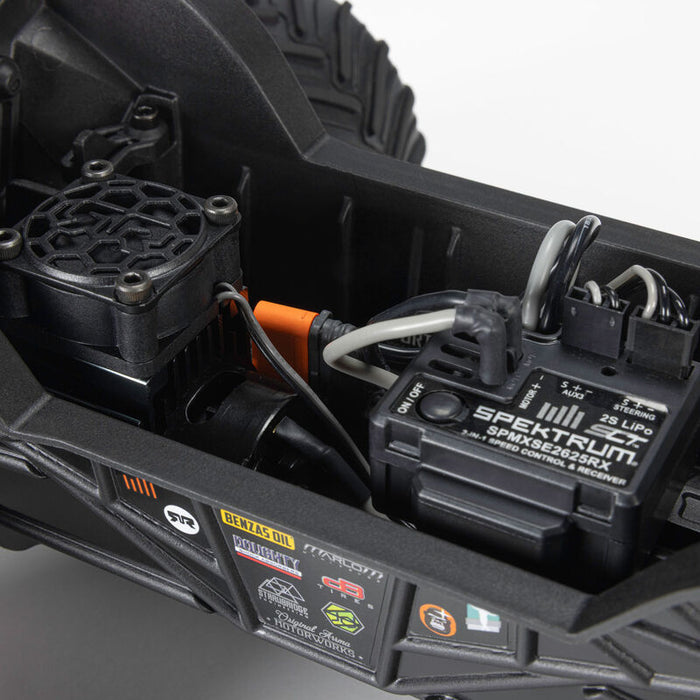 ARA2137T2 1/16 QUAKE GROM 4X4 RTR Brushed Monster Truck (Battery & Charger Included), Green