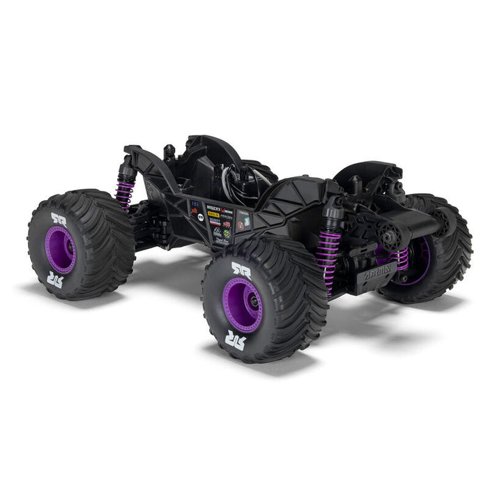 ARA2137T3 1/16 QUAKE GROM 4X4 RTR Brushed Monster Truck (Battery & Charger Included), Purple