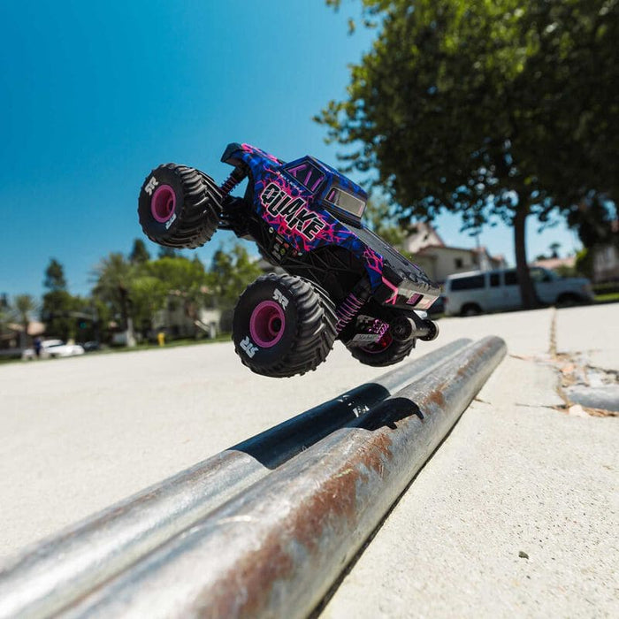 ARA2137T3 1/16 QUAKE GROM 4X4 RTR Brushed Monster Truck (Battery & Charger Included), Purple